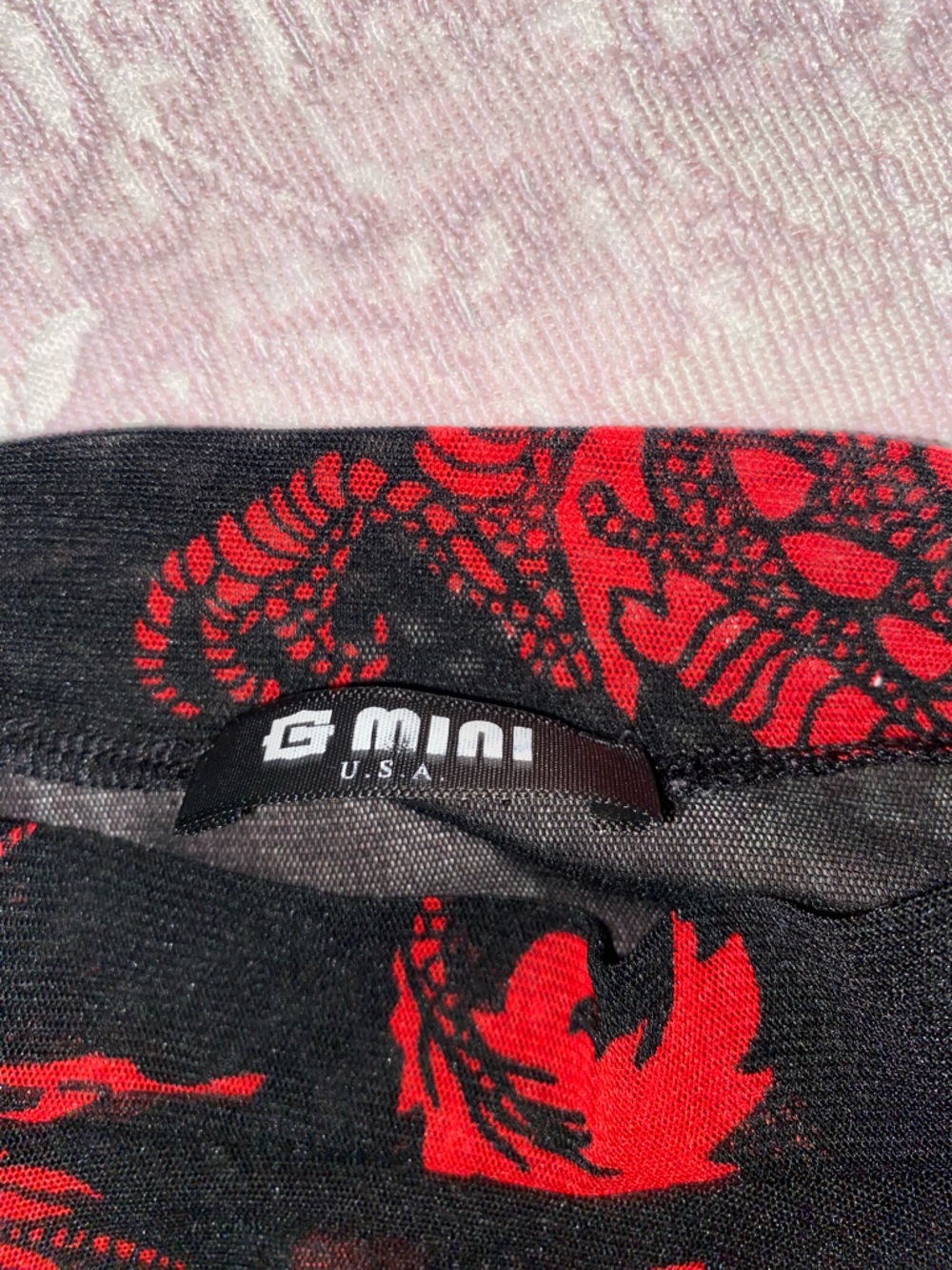 Red and Black Dragon Print Two-Piece Set - Picture 3 of 5